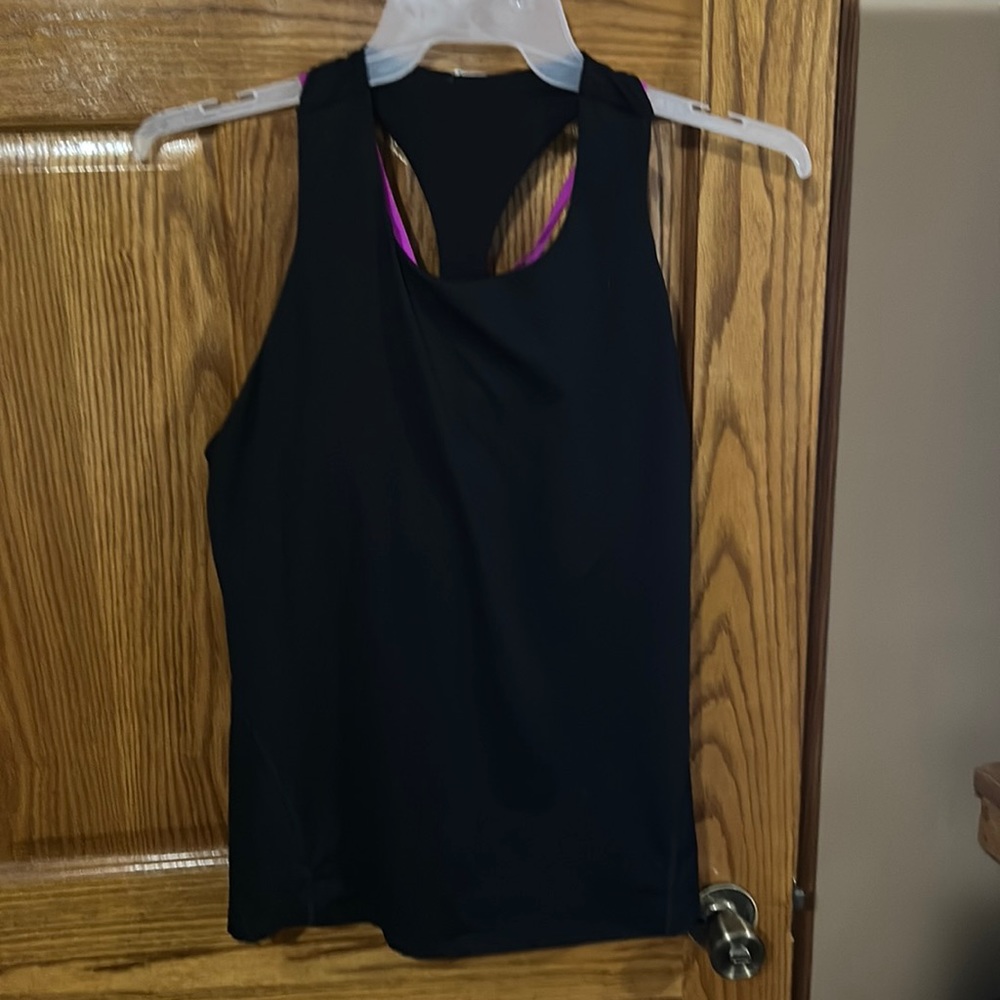 Padded work out tank top